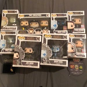 GOT Exclusive Pops, Pins, and Gold Chain